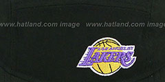 Lakers FLAWLESS CAMPER STRAPBACK Black Hat by New Era - 2nd View