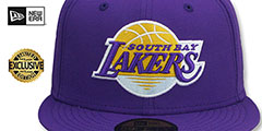 Lakers NBA G-LEAGUE Purple Fitted Hat by New Era - 2nd View