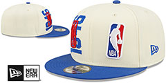 Logoman 2022 NBA DOUBLE WHAMMY DRAFT SNAPBACK Hat by New Era - 2nd View