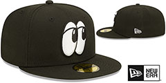 Lookouts MILB ONFIELD ALT 1 Black Fitted Hat by New Era - 2nd View