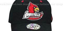 Louisville DHS Black Fitted Hat by Zephyr - 2nd View