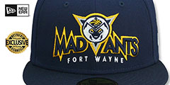 Mad Ants NBA G-LEAGUE Navy Fitted Hat by New Era - 2nd View