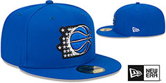 Magic NBA CLASSIX Royal Fitted Hat by New Era - 2nd View