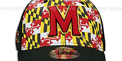 Maryland MARYLAND FLAG FLEX Flag-Black Hat by New Era - 2nd View