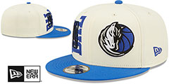 Mavericks 2022 NBA DOUBLE WHAMMY DRAFT SNAPBACK Hat by New Era - 2nd View