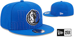 Mavericks 2023 NBA DRAFT SNAPBACK Royal Hat by New Era - 2nd View