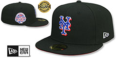 Mets 2013 ALL STAR GAME RED-BOTTOM Black Fitted Hat by New Era - 2nd View