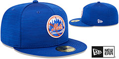 Mets 2023 CLUBHOUSE Heather Royal Fitted Hat by New Era - 2nd View