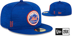 Mets 2024 ONFIELD CLUBHOUSE Heather Royal Fitted Hat by New Era - 2nd View