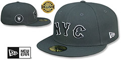 Mets ALTERNATE CITY CONNECT Grey Fitted Hat by New Era - 2nd View