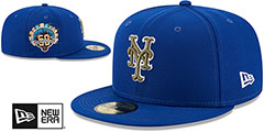 Mets BOTANICAL SIDE-PATCH Royal Fitted Hat by New Era - 2nd View