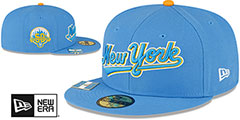 Mets CITY FLAG VISOR CLIP SIDE-PATCH Blue Hat by New Era - 2nd View