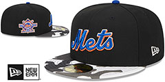 Mets METALLIC CAMO Fitted Hat by New Era - 2nd View