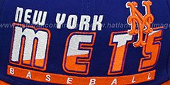 Mets SLICE-N-DICE SNAPBACK Royal-Orange Hat by New Era - 2nd View