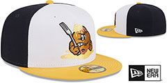 Mets THEME NIGHT White-Navy-Gold Fitted Hat by New Era - 2nd View