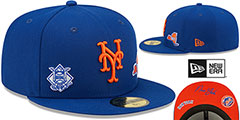 Mets TRIPLE THREAT IDENTITY Royal Fitted Hat by New Era - 2nd View