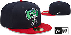 Missions MILB MARVEL DEFENDERS Navy-Red Fitted Hat by New Era - 2nd View