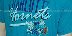 Mitchell & Ness Hornets Fan Vintage Teal T-Shirt - 2nd View