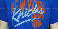 Mitchell and Ness Knicks Fan Vintage Royal T-Shirt - 2nd View