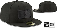 MLB BLACKOUT UMPIRE Fitted Hat by New Era - 2nd View