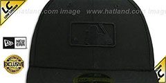 MLB LOW-CROWN BLACKOUT UMPIRE Black Hat by New Era - 2nd View