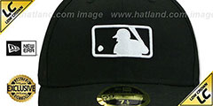 MLB LOW-CROWN UMPIRE Black Hat by New Era - 2nd View