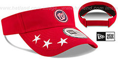 Nationals 2018 MLB ALL-STAR WORKOUT VISOR by New Era - 2nd View