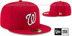 Nationals 2018 PROLIGHT-BP Red Fitted Hat by New Era - 2nd View