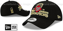 Nationals 2019 WORLD SERIES CHAMPS LOCKER ROOM Strapback Hat by New Era - 2nd View