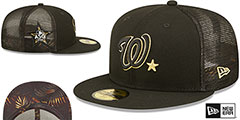 Nationals 2022 MLB ALL-STAR GAME Black Fitted Hat by New Era - 2nd View