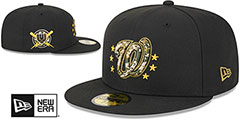 Nationals 2024 ARMED FORCES STARS N STRIPES Hat by New Era - 2nd View