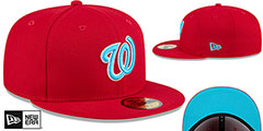 Nationals 2024 FATHERS DAY Fitted Hat by New Era - 2nd View