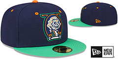 Nationals COPA Navy-Lime Fitted Hat by New Era - 2nd View