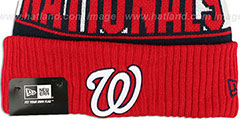 Nationals REP-UR-TEAM Knit Beanie Hat by New Era - 2nd View