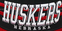 Nebraska 2T SUPERSONIC SNAPBACK Black-Red Hat by Zephyr - 2nd View