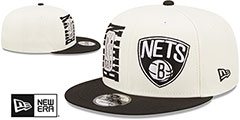 Nets 2022 NBA DOUBLE WHAMMY DRAFT SNAPBACK Hat by New Era - 2nd View