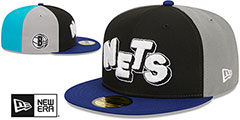 Nets 23-24 CITY-EDITION Fitted Hat by New Era - 2nd View