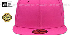 New Era 59FIFTY-BLANK Beetroot Fitted Hat - 2nd View