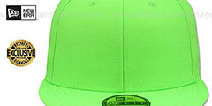 New Era 59FIFTY-BLANK Neon Green Fitted Hat - 2nd View