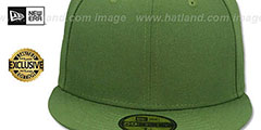 New Era 59FIFTY-BLANK Rifle Green Fitted Hat - 2nd View