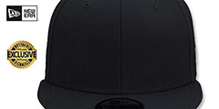 New Era BLANK SNAPBACK Black Adjustable Hat - 2nd View