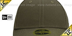 New Era LOW-CROWN 59FIFTY-BLANK Brown Fitted Hat - 2nd View