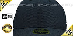 New Era LOW-CROWN DIAMOND TECH 59FIFTY-BLANK Dark Navy Fitted Hat - 2nd View