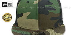 New Era MESH-BACK BLANK SNAPBACK Army-Black Adjustable Hat - 2nd View