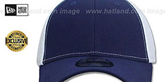 New Era NEO-MESH 39THIRTY-BLANK Navy-White Flex Fitted Hat - 2nd View