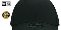 New Era TONAL 39THIRTY-BLANK Black Flex Fitted Hat - 2nd View