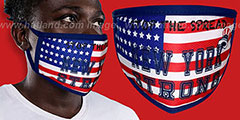 NEW YORK STRONG USA FLAG Washable Fashion Mask by Hatland.com - 2nd View