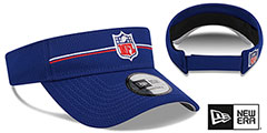 NFL Shield 2023 TRAINING CAMP VISOR Royal by New Era - 2nd View