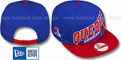 Nordiques STILL ANGLIN SNAPBACK Royal-Red Hat by New Era - 2nd View