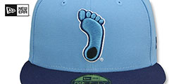 North Carolina ALT NCAA TEAM-BASIC Sky-Navy Fitted Hat by New Era - 2nd View